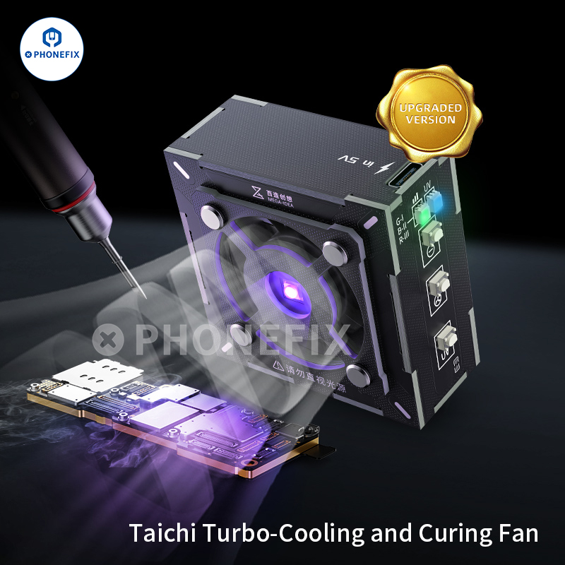 Power Tools Battery Repair - Qianli MEGA-IDEA турбоохлаждающий вентилятор для УФ-отверждения,