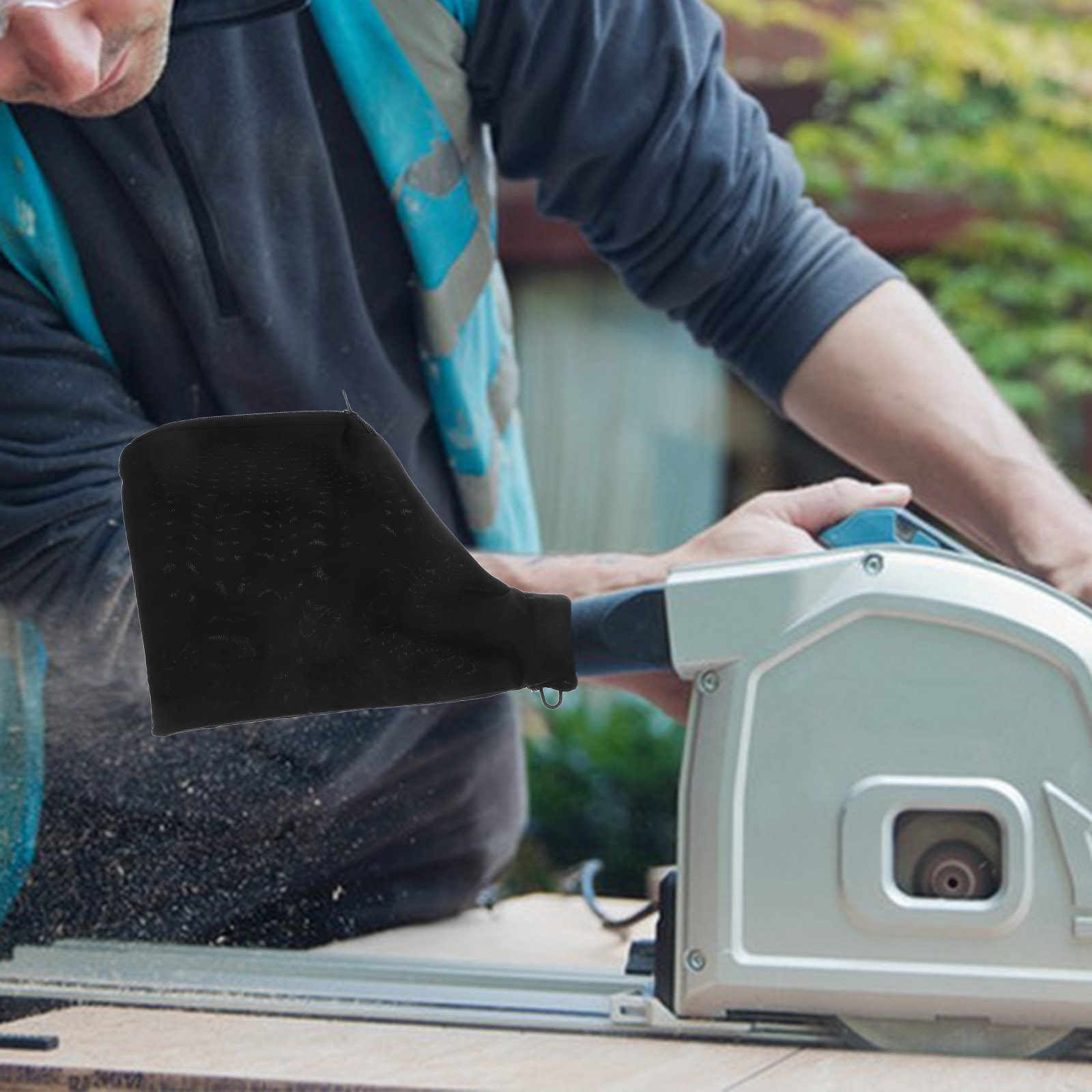 Power Tools Woodworking - Универсальный черный мешок для сбора пыли